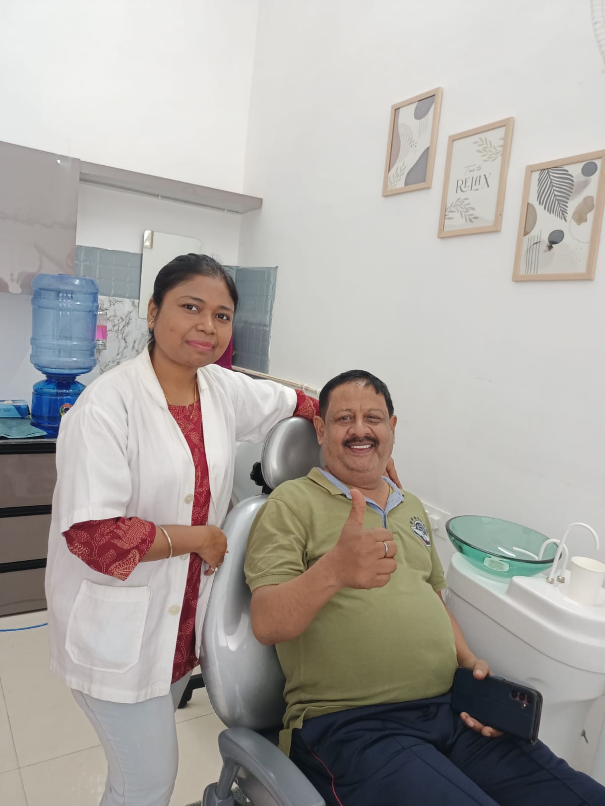 Happy Patient at Saakriti Dental Care